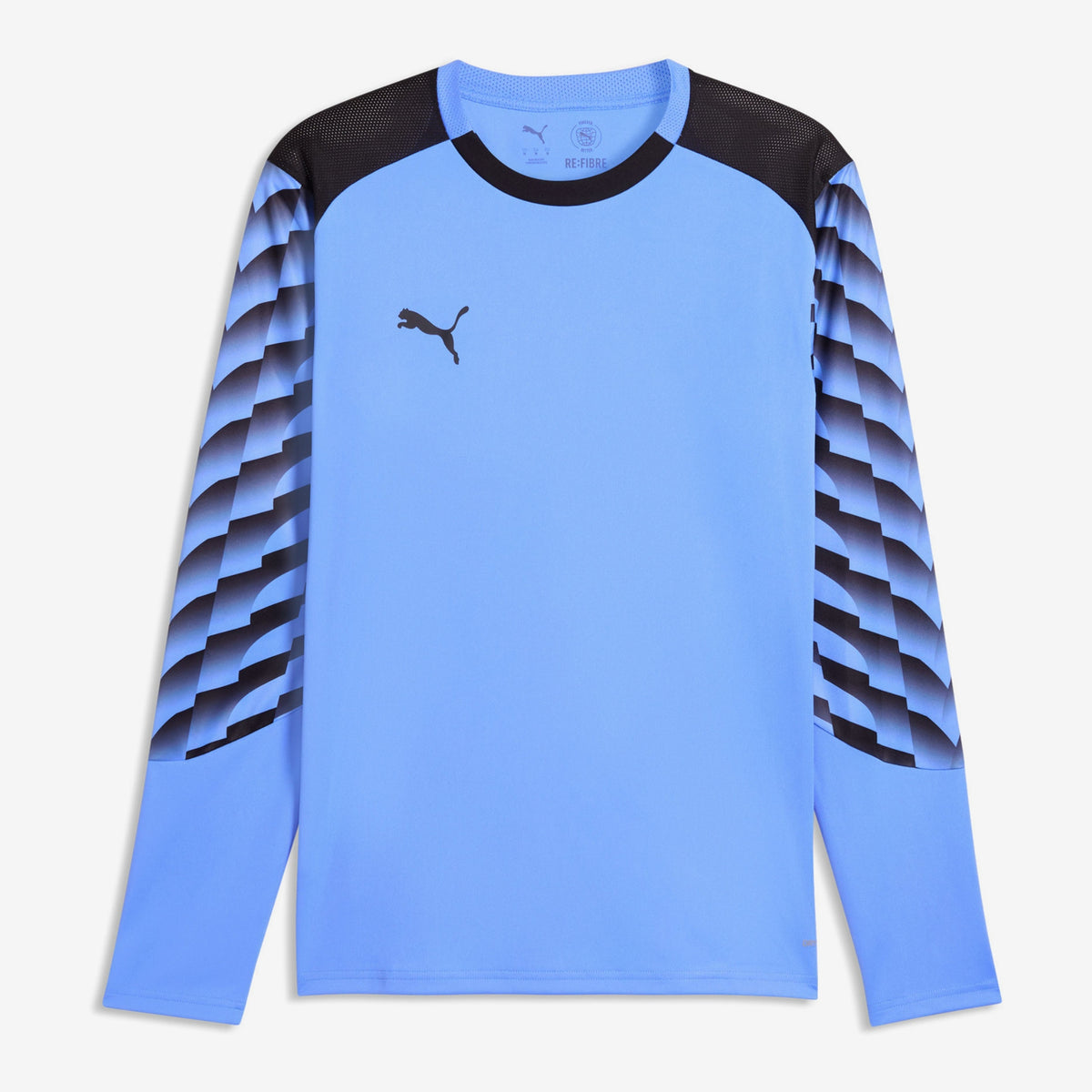 PUMA TEAMLIGA26 Men's Long-Sleeve Soccer Goalkeeper Jersey - Blue Glimmer-PUMA Black